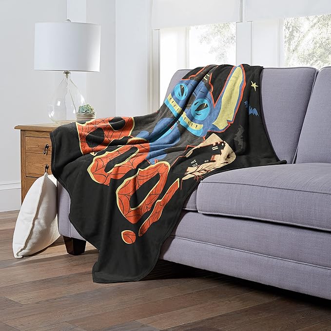 Northwest Lilo and Stitch Silk Touch Throw Blanket, 50" x 60", Witch Stitch Boo