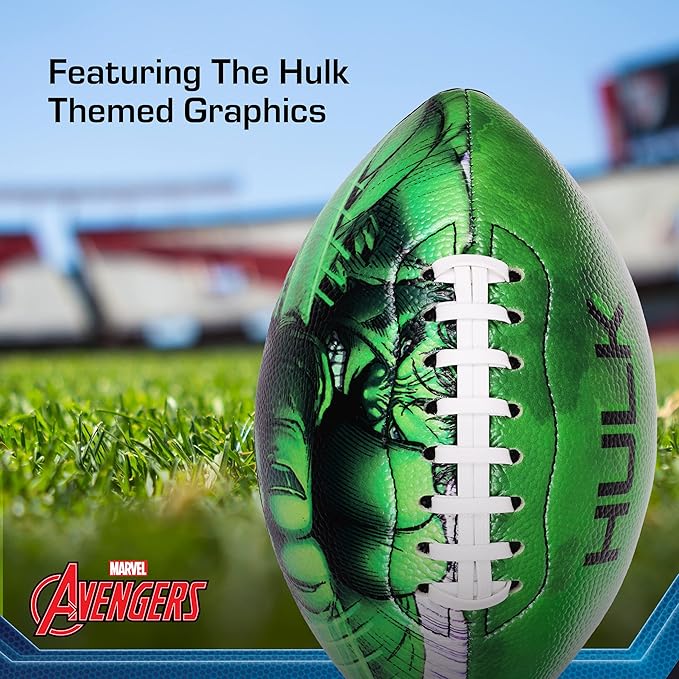 Capelli Sport Marvel Avengers Hulk Youth Football, Small Mini Peewee Futbol for Kids, Size 5, Green