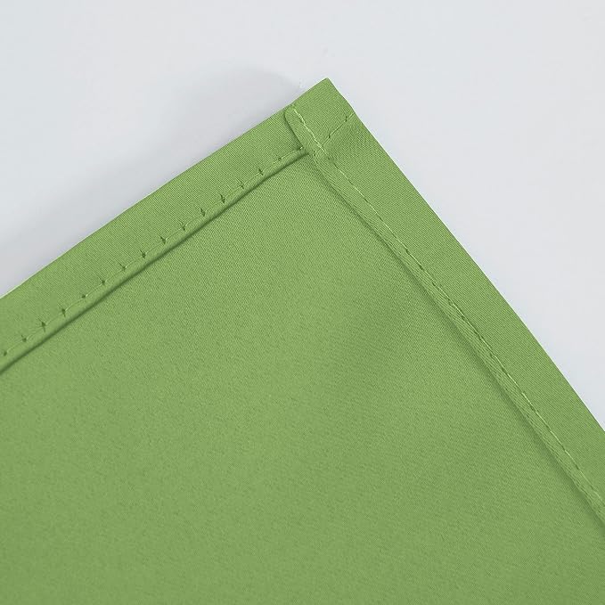 LEMOMO Light Green Thermal Blackout Curtains/42 x 72 Inch/Set of 2 Panels Room Darkening Curtains for Bedroom