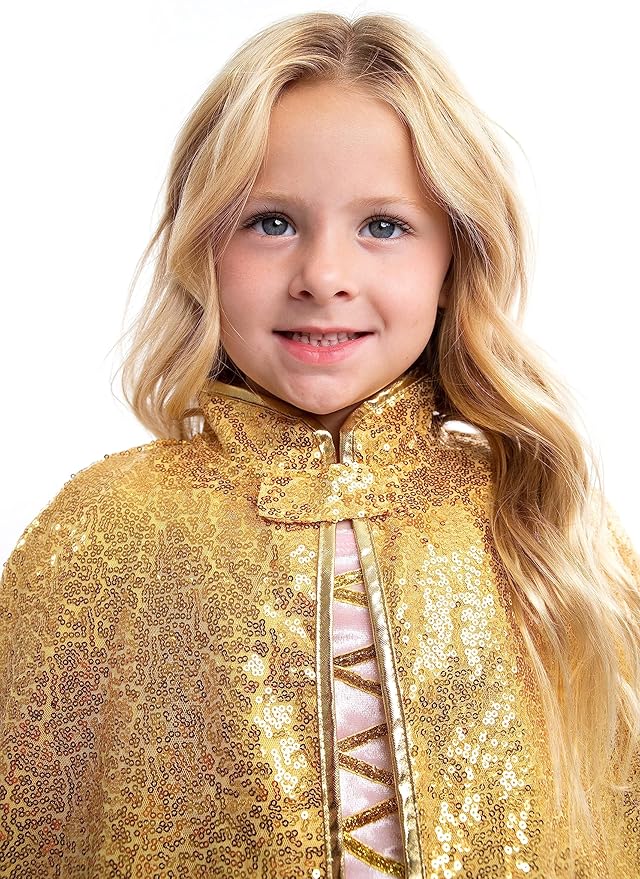 Little Adventures Shimmer Cloak Costume Dressup Ages 3-8 Machine Washable Child Pretend Play& Party Dress Up with No Glitter