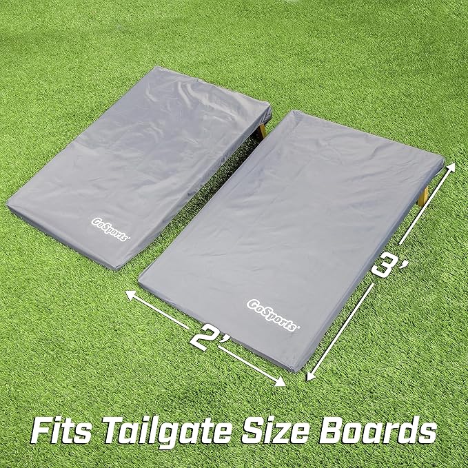 GoSports Cornhole Covers - 4 x 2 ft or 3 x 2 ft - Protects Your Boards & Bags