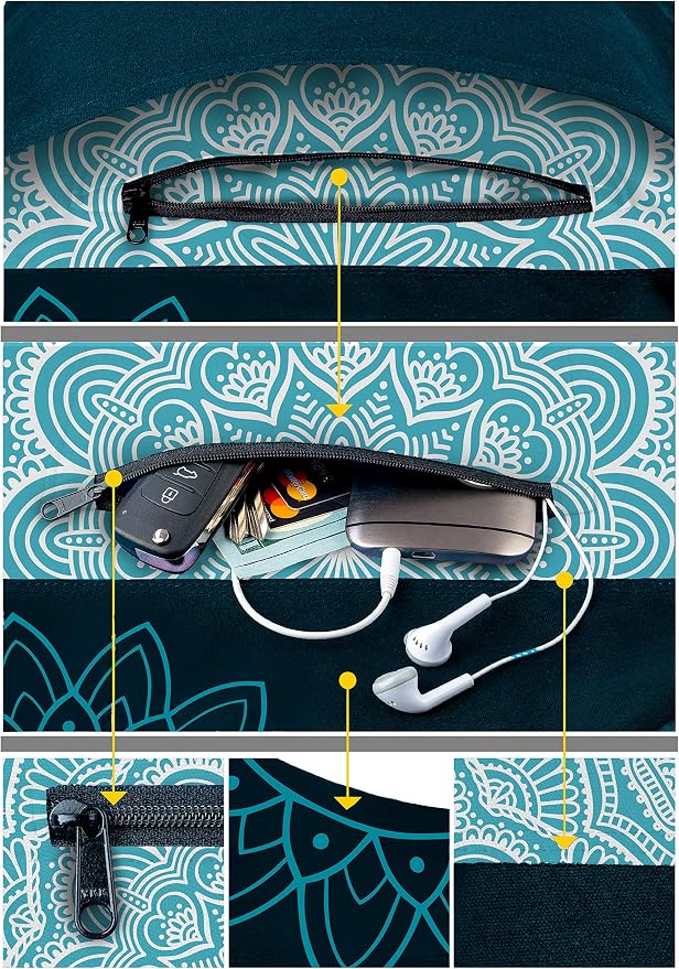 Yoga Mat Bag – Versatile Yoga Bag with Mat Straps & Storage Pockets, Holds Yoga & Pilates Mats, Lightweight & Durable