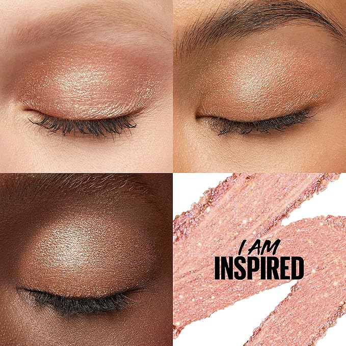 MAYBELLINE Color Tattoo Longwear Multi-Use Eye Shadow Stix, Eye Makeup, I am Inspired (Rose Gold Shimmer)