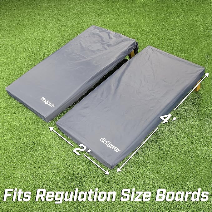 GoSports Cornhole Covers - 4 x 2 ft or 3 x 2 ft - Protects Your Boards & Bags
