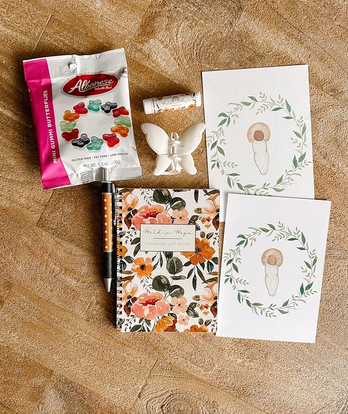 Miscarriage Kit-Kit with Supplies, Educational Materials, and Care Items for Women Experiencing First Trimester Pregnancy Loss
