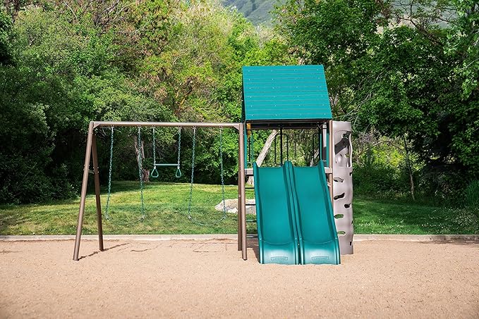 Lifetime Big Stuff Two-Slide Swing Set Playset