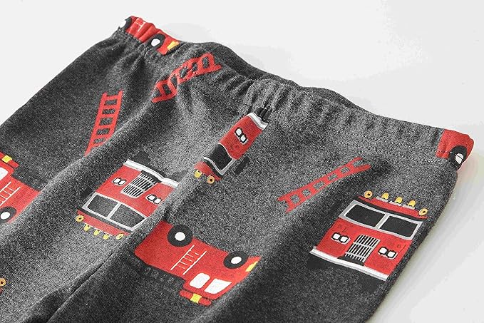 KikizYe Little Big Boys Girls Pajamas Set Kids PJs 100% Cotton Sleepwear