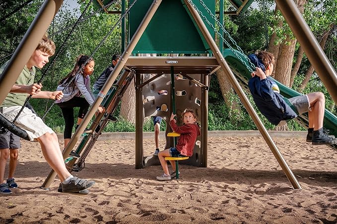 Lifetime Big Stuff Two-Slide Swing Set Playset