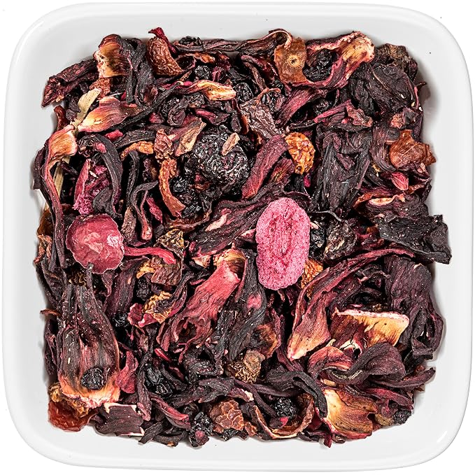 Tealyra - Cherry Goddess - Fruity Herbal Loose Leaf Tea - Caffeine-Free - Vitamin Rich - Hot or Iced Drink - 110g (4-ounce)