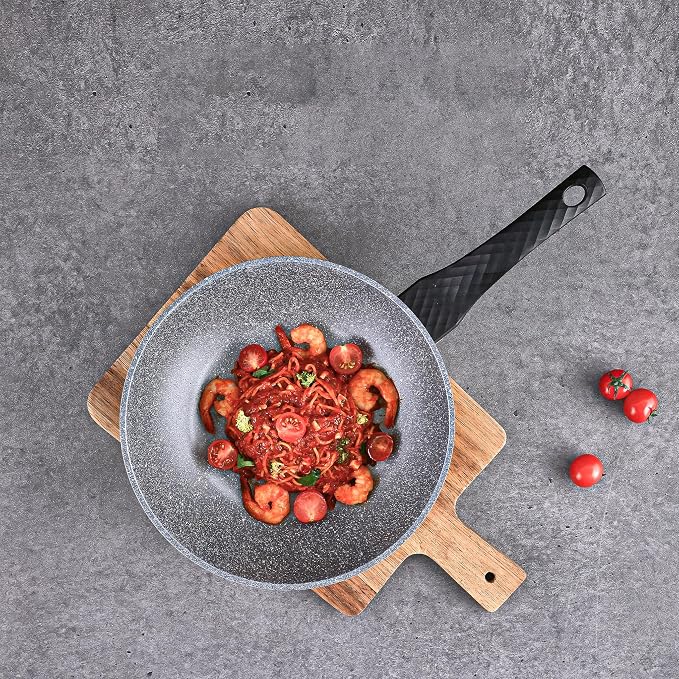 Neoflam Cast Aluminum Nonstick Wok – Lightweight & Durable Stir Fry Pan, Healthy Non Stick Coating, Easy to Clean, Dishwasher Safe, PFOA, PFAS Free, Stay-Cool Handle, Made in Korea (11", 28cm)