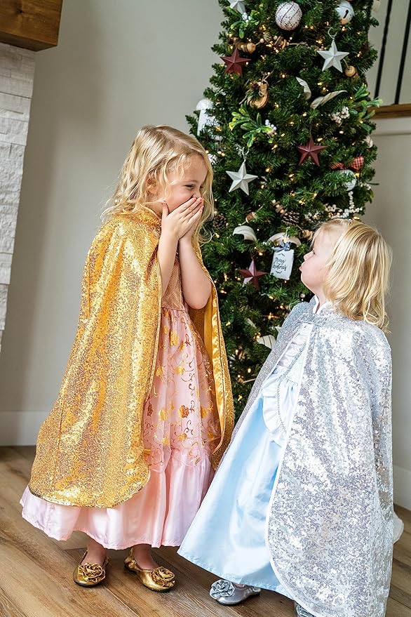 Little Adventures Shimmer Cloak Costume Dressup Ages 3-8 Machine Washable Child Pretend Play& Party Dress Up with No Glitter