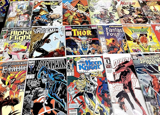Premium Comic Books Gift Pack - 24 Collection - MARVEL ONLY - Superheroes Comics Grab Bag
