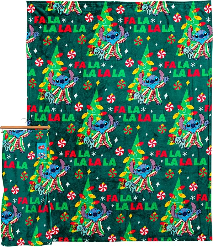 NORTHWEST Lilo and Stitch Silk Touch Throw Blanket, 50" x 70", PJ's Tradition