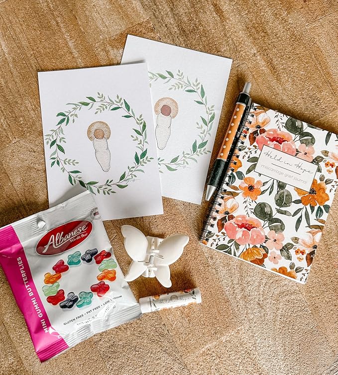 Miscarriage Kit-Kit with Supplies, Educational Materials, and Care Items for Women Experiencing First Trimester Pregnancy Loss