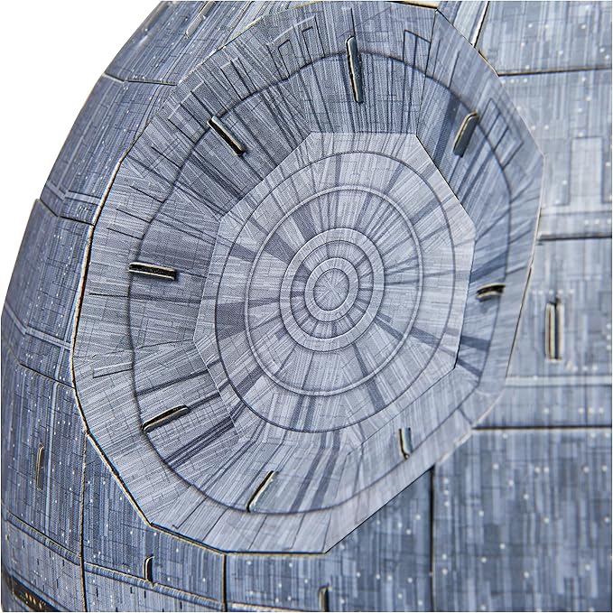 4D Build Star Wars Deluxe Death Star II Cardstock 3D Model Kit, Star Wars Gifts, Toys for Fans & Collectors, Adults & Teens 12+