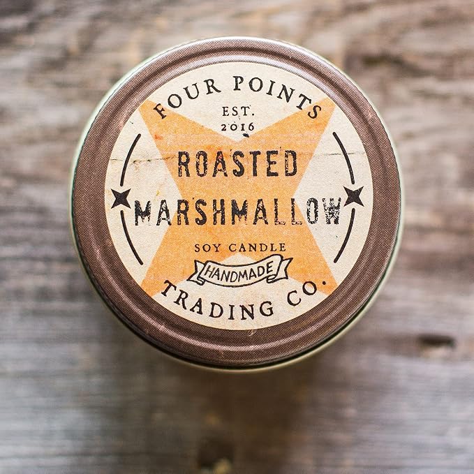 Roasted Marshmallow Scented Soy Aromatherapy Candle, Candles for Home Scented Variety, Use in Bath for Stress Relief and Relaxation, Ideal Gifts for Women 8 Oz w/Candle Jar